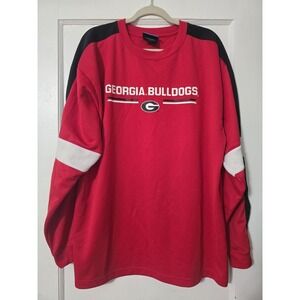 KA Inc. NCAA Georgia Bulldogs Men's XL Red Pullover Sweatshirt